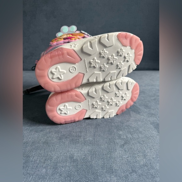 Paw Patrol Sky Light Up Snow Boots Toddler Girls SZ 11 Pink Velcro Closure Warm - Picture 6 of 8